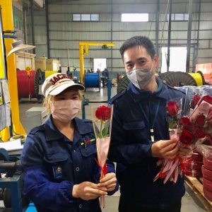 董事長(zhǎng)的心意女神們收到啦——祝三八節(jié)快樂！